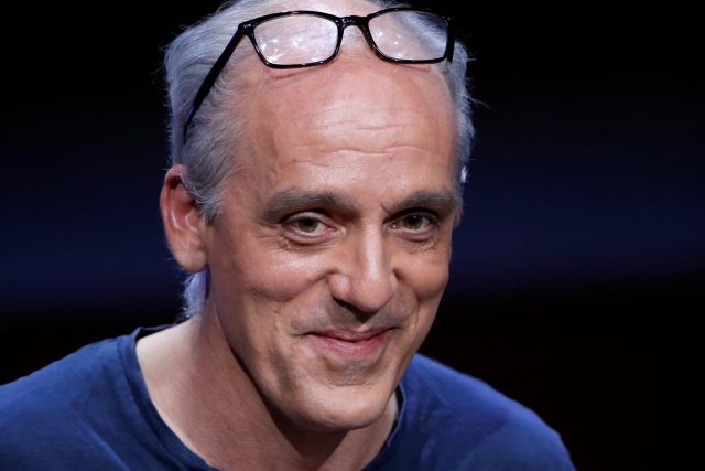 Philippe Poutou, Anti-Capitalist Party (NPA) candidate for the 2017 French presidential election, attends the Association of the Mayors of France (AMF) conference in Paris, France, March 22, 2017. REUTERS/Charles Platiau