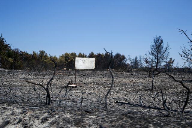 Wildfire in Kythera island, Greece on August 6, 2017. / Πυργκαγιά, Κύθηρα, 6 Αυγούστου 2017.