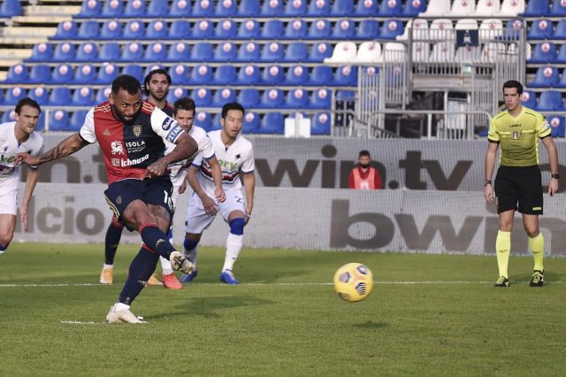 cagliari lost by two against milan