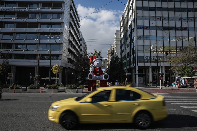 Στιγμιότυπο από την πλατεία Συντάγματος