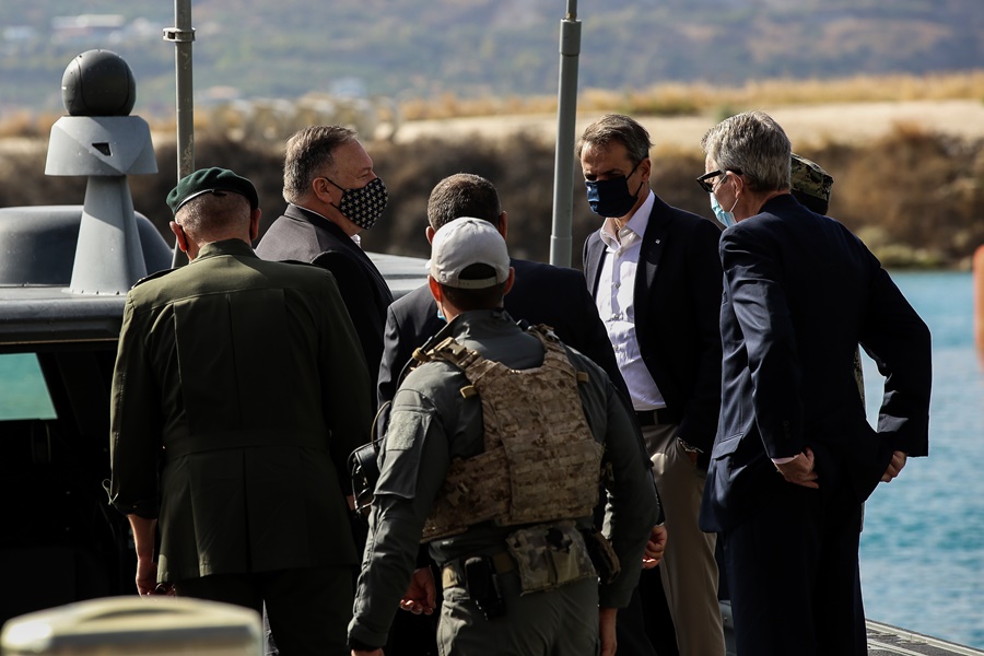 Μάικ Πομπέο Κυριάκος Μητσοτάκης Σούδα 