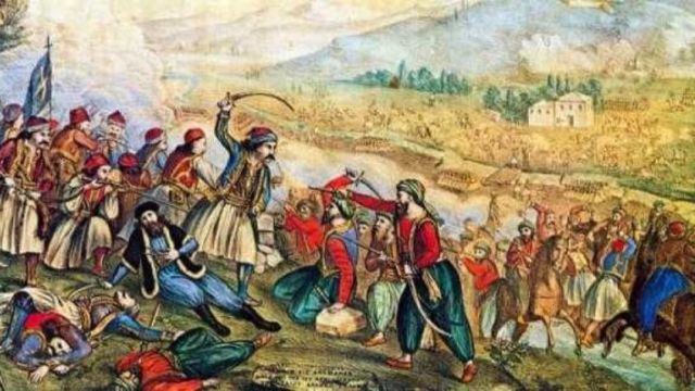 1821 μάχη με Τούρκους