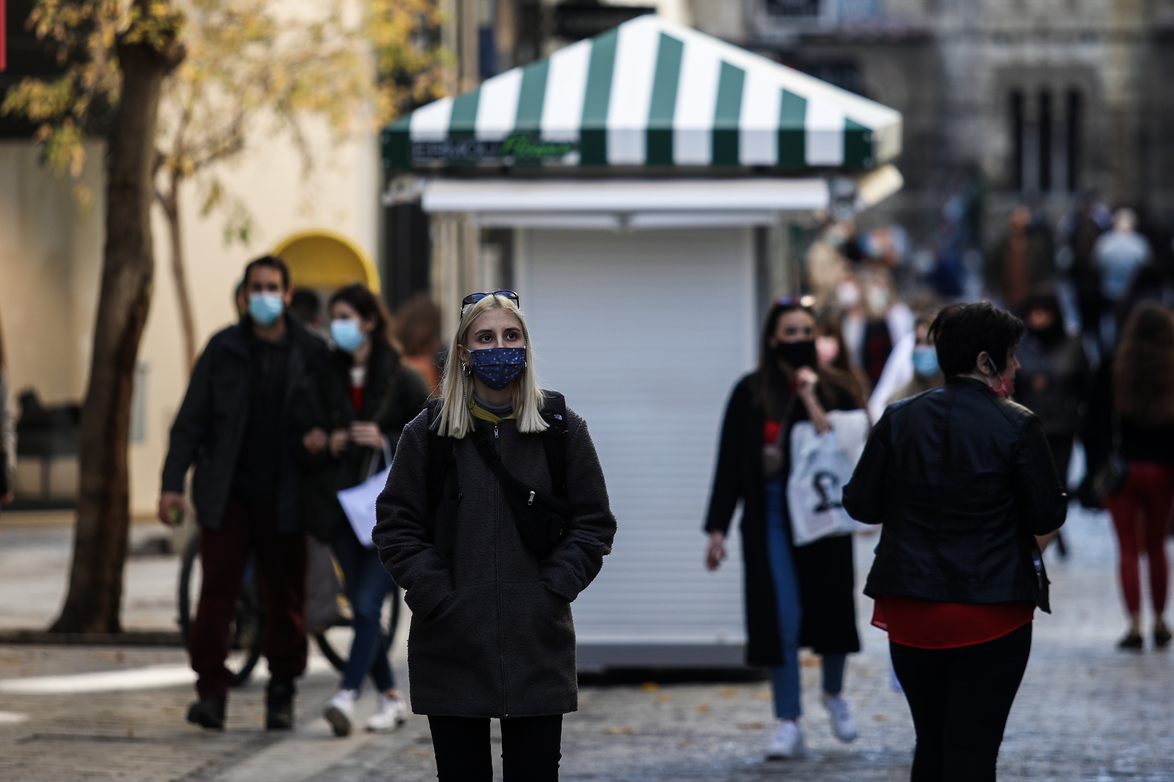 Ερμού αγορές lockdown 