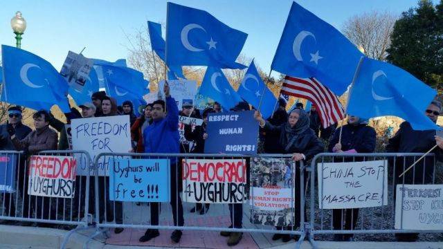 Ουιγούροι διαμαρτυρία