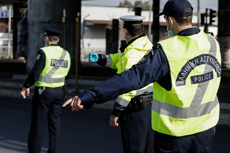 Έλεγχοι ΕΛΑΣ μέτρα για κορονοϊό 