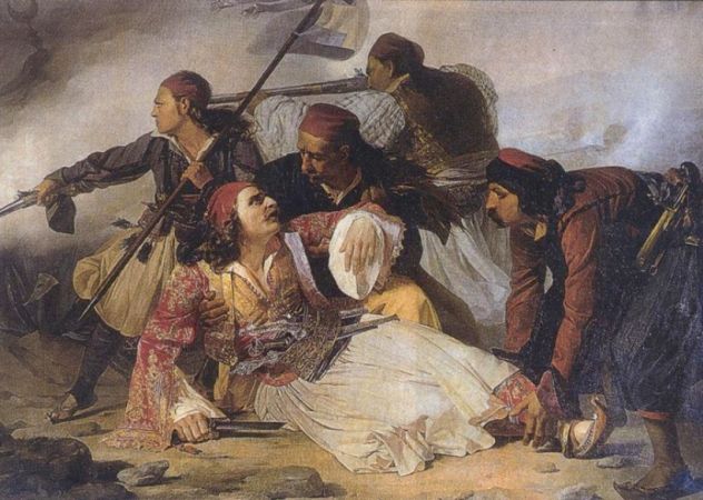 Ο θάνατος του αγωνιστή 1821