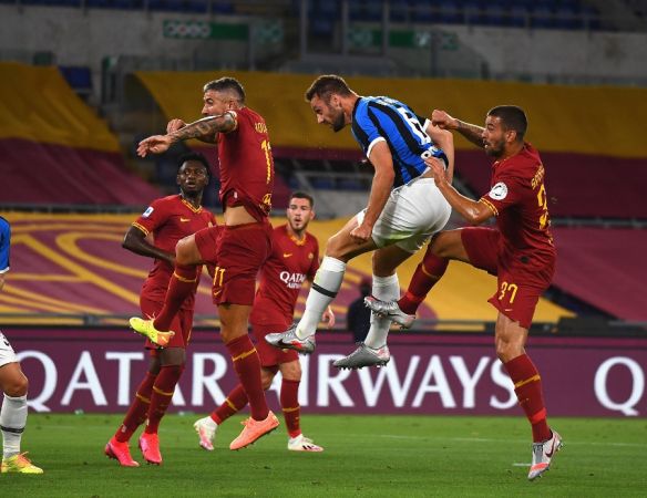 inter held in draw 2-2 with roma