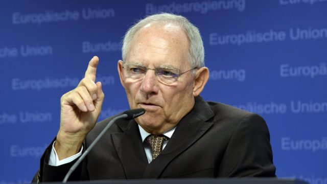 German Finance Minister Wolfgang Schaubl