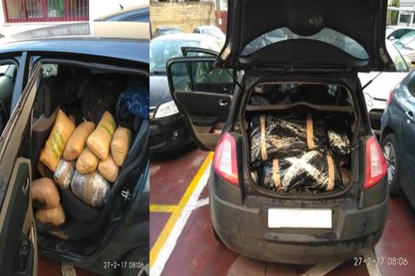Ζευγάρι μαζί με βαλίτσες και τσάντες μετέφερε στο πορτ μπαγκάζ περισσότερα από 100 κιλά κάνναβης (Photo)