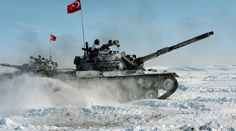 “Χειμώνας 2017”: Τούρκοι στρατιώτες εκπαιδεύονται στους -25 βαθμούς Κελσίου (video)