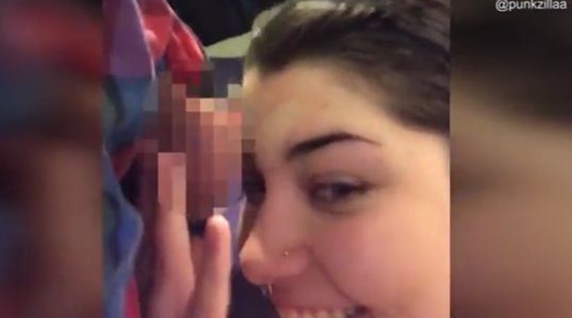 Σάλος με το video: 18χρονη βάφεται με τους όρχεις του φίλου της!