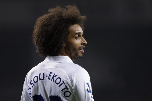 LONDON, ENGLAND - NOVEMBER 21: Benoit Assou-Ekotto of Spurs looks on during the Barclays Premier League match between Tottenham Hotspur and Aston Villa at White Hart Lane on November 21, 2011 in London, England. (Photo by Scott Heavey/Getty Images)