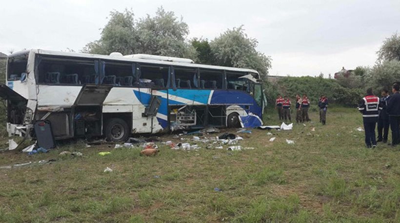 Τραγωδία στην Τουρκία: Οχτώ νεκροί από ανατροπή λεωφορείου
