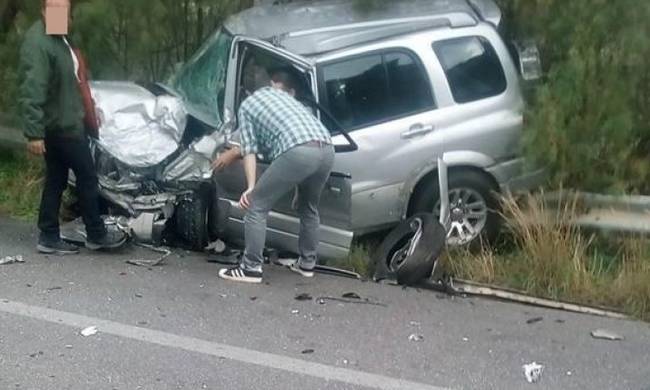 Καραμπόλα στην Εθνική Οδό- Έξι τραυματίες