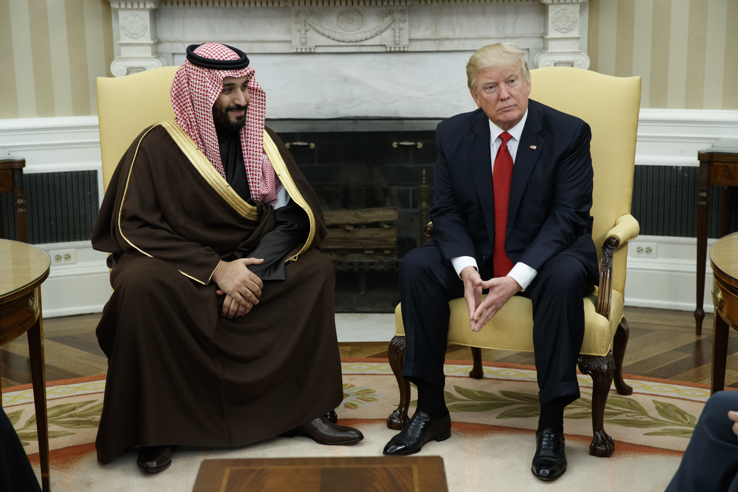 Συνάντηση Τραμπ με τον πρίγκιπα διάδοχο της Σαουδικής Αραβίας