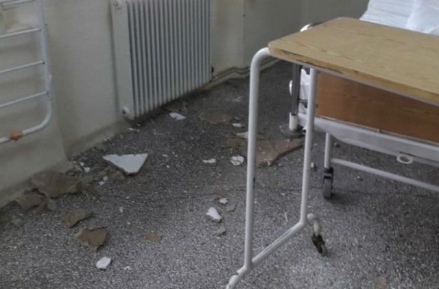 Καταγγελία: Σοβάδες έπεσαν δίπλα σε ασθενή στο νοσοκομείο Κιλκίς