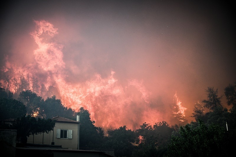 Ιστιαία: Ελεύθερος ο άντρας που προσήχθη για τη φωτιά