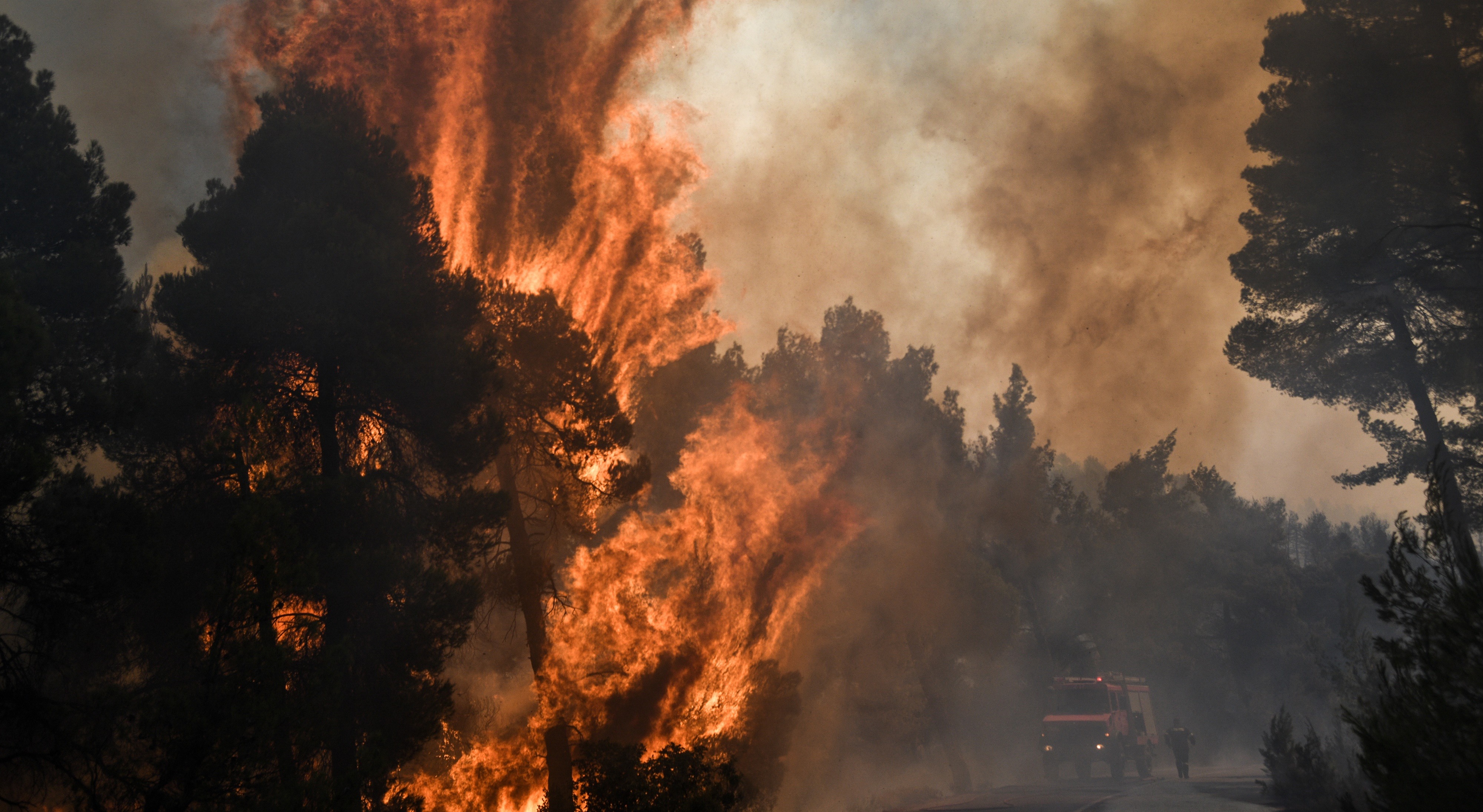 Φωτιά τώρα: Κόλαση στην Εύβοια – Η φωτιά καίει τα πάντα, εκκενώθηκαν χωριά