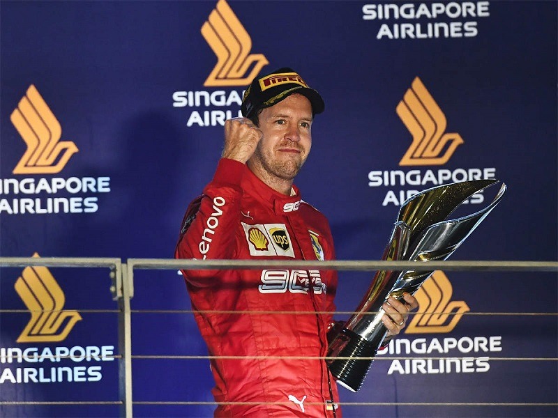 Formula 1: Ο Φέτελ νικητής στην Σιγκαπούρη! (vid)