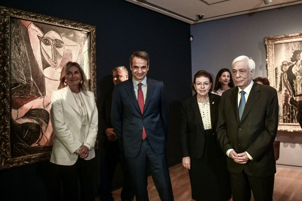 Μουσείου Γουλανδρή εγκαίνια: Παυλόπουλος, Κυριάκος και Μαρέβα Μητσοτάκη