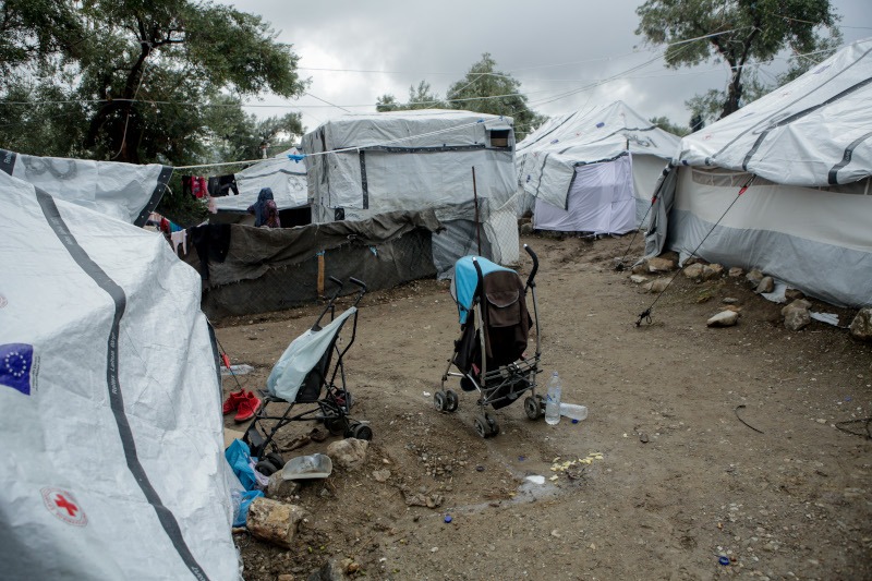 Μόρια κακοκαιρία: Άθλιες οι συνθήκες διαβίωσης στον προσφυγικό καταυλισμό