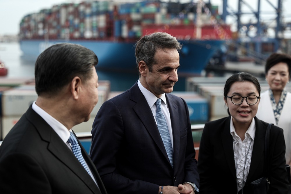 Μητσοτάκης COSCO: Ο πρόεδρος της Κίνας κι ο πρωθυπουργός, στις εγκαταστάσεις στον Πειραιά
