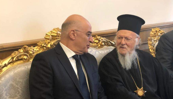 Δένδιας Κωνσταντινούπολη: Στο Φανάρι ο ΥΠΕΞ – Συνάντηση με Οικουμενικό Πατριάρχη