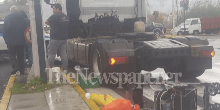 Τροχαίο Βόλος: Κάτω από τις ρόδες του φορτηγού βρέθηκε η γυναίκα