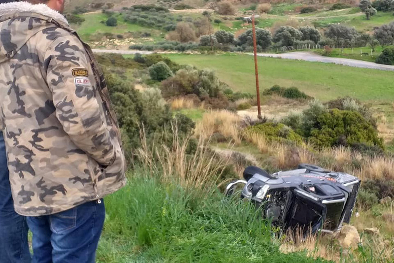 Αυτοκίνητο έπεσε σε γκρεμό: Σοβαρό τροχαίο στην Κρήτη