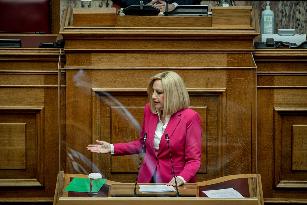 Φώφη Γεννηματά Βουλή: Σφοδρή επίθεση στην κυβέρνηση για τον κορονοϊό