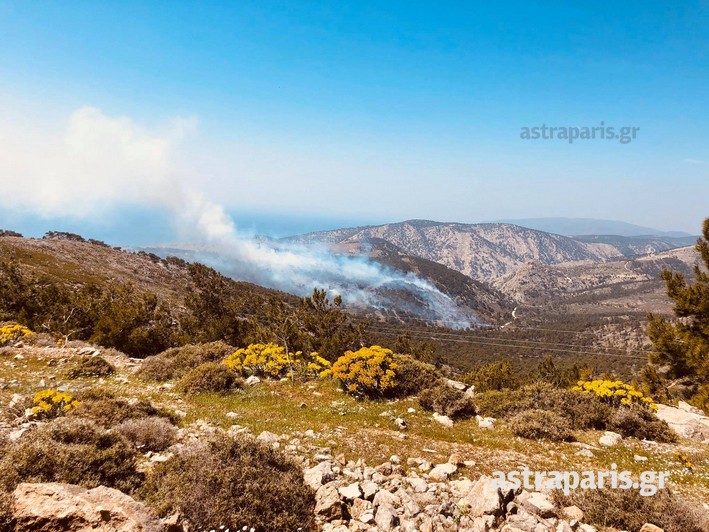 Φωτιά Χίος: Mεγάλη πυρκαγιά στην Αναβάτου – Τραυματίστηκε ο πρόεδρος της κοινότητας
