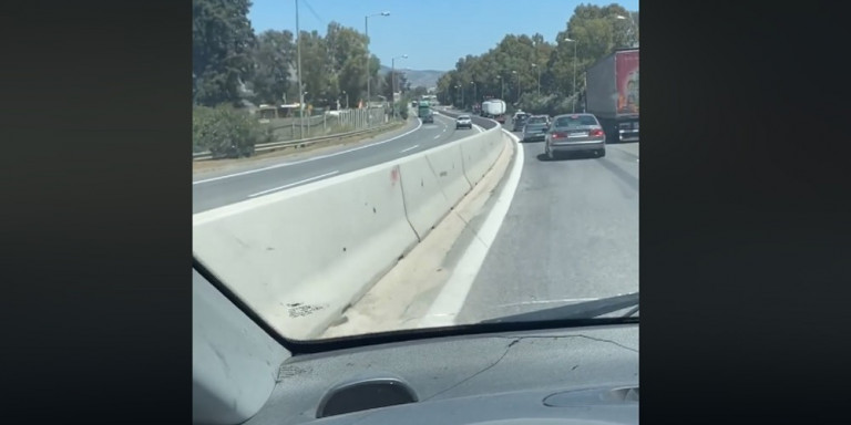 Τροχαίο στον Σκαραμαγκά: Οδηγούσε ανάποδα στην Λεωφόρο Αθηνών