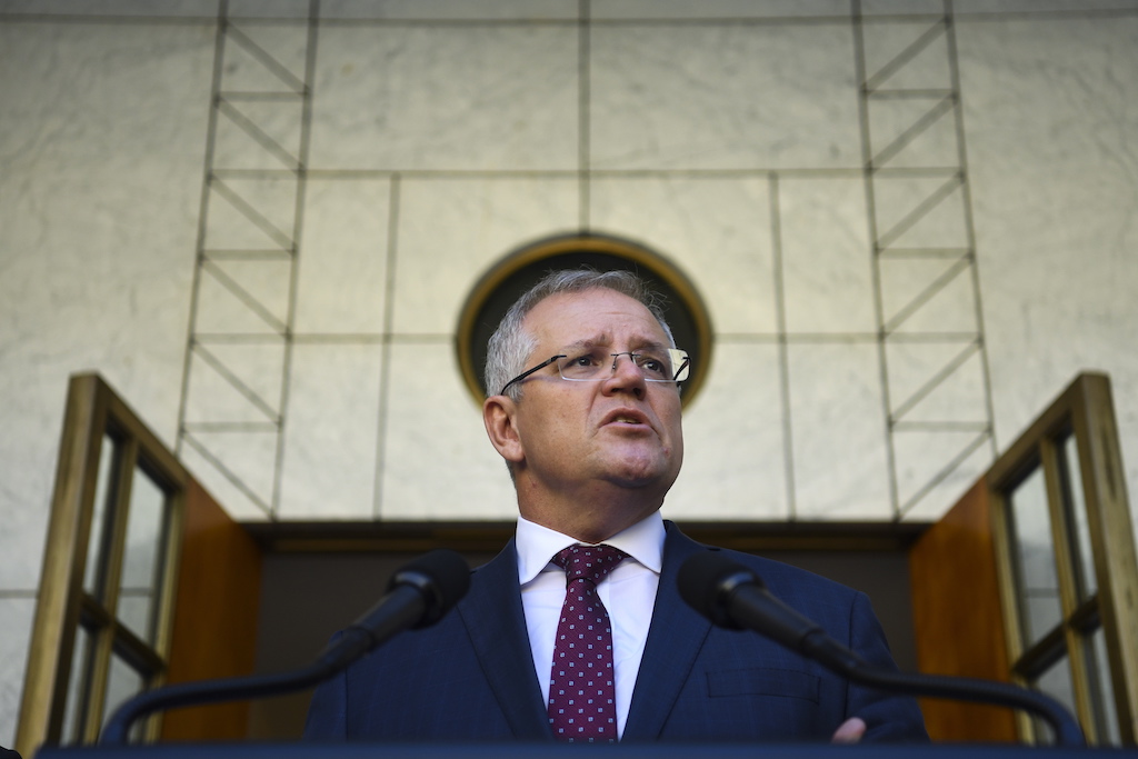 Viral κορονοϊός: Πολίτης κάνει παρατήρηση στον Αυστραλό πρωθυπουργό