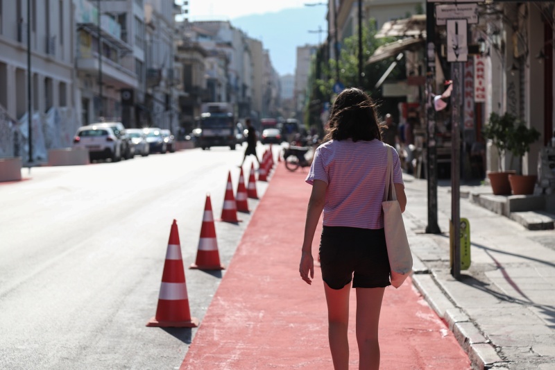 Μεγάλος Περίπατος: Μία επιπλέον λωρίδα για ΙΧ στην Πανεπιστημίου