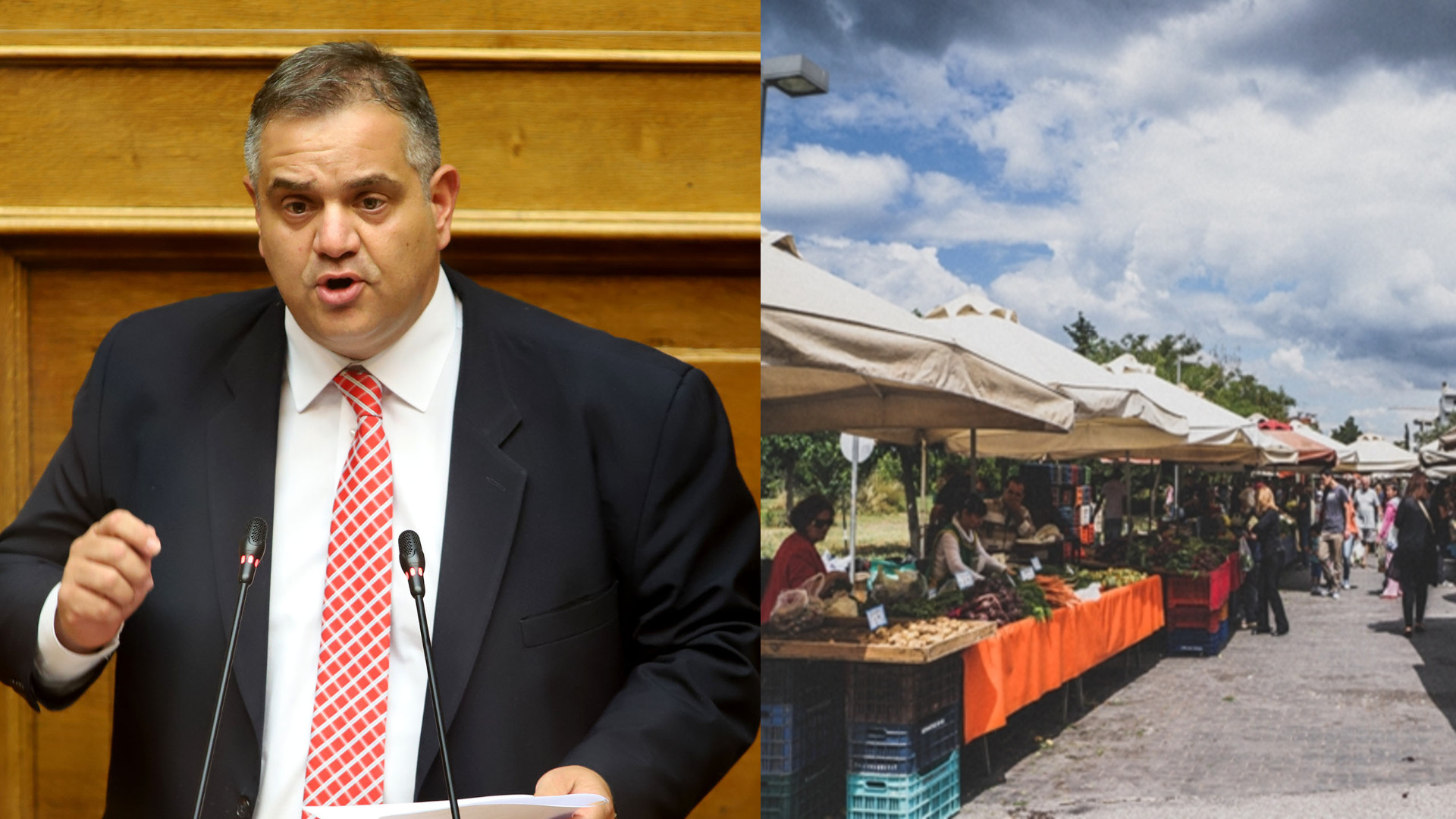 Βασίλης Σπανάκης: Τροπολογία για τις άδειες υπαίθριου εμπορίου