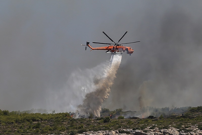 Φωτιά τώρα Λαύριο: Μάχη με τις φλόγες δίνουν οι πυροσβεστικές δυνάμεις