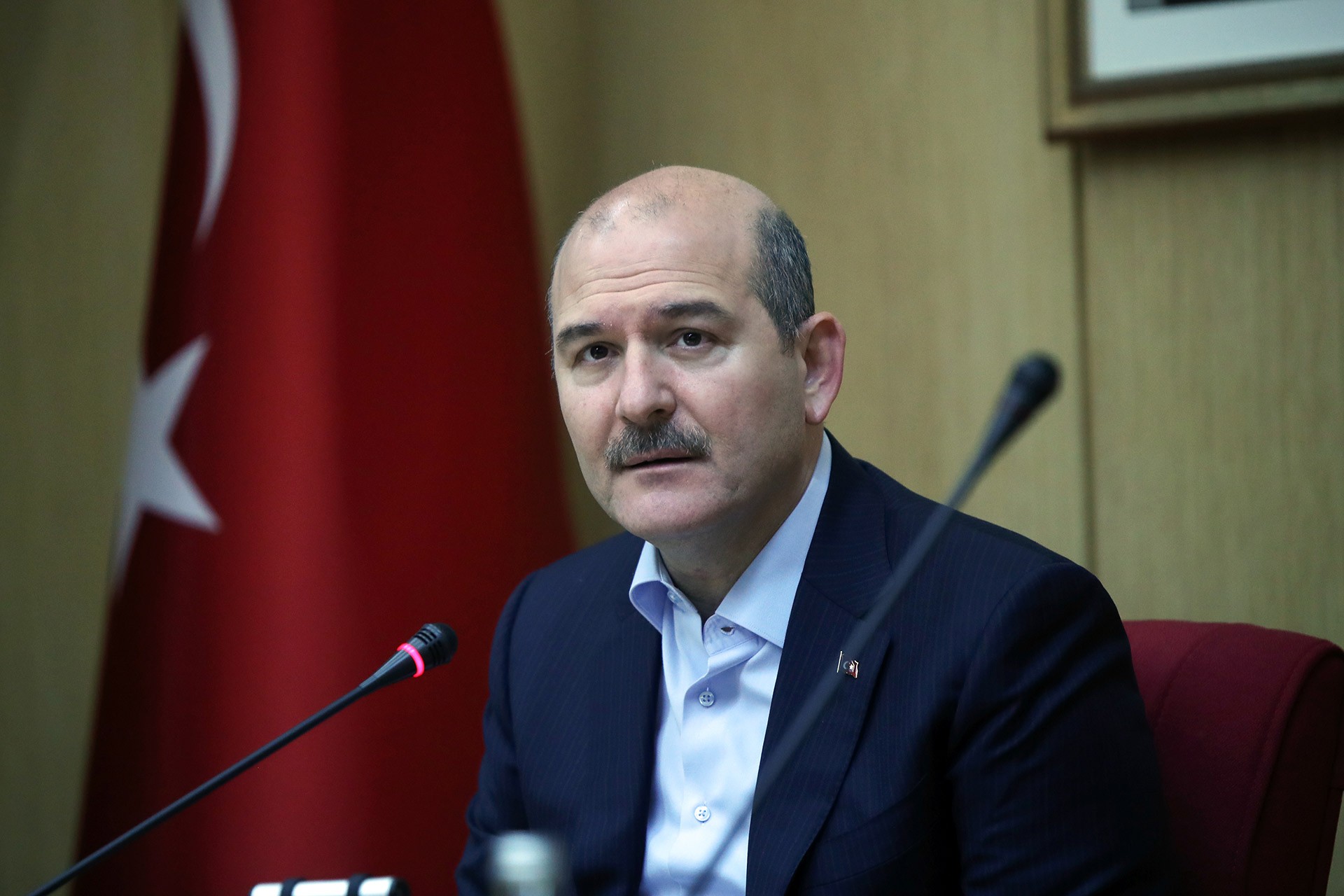 Σοϊλού κορονοϊός: Στο νοσοκομείο ο υπουργός Εσωτερικών της Τουρκίας