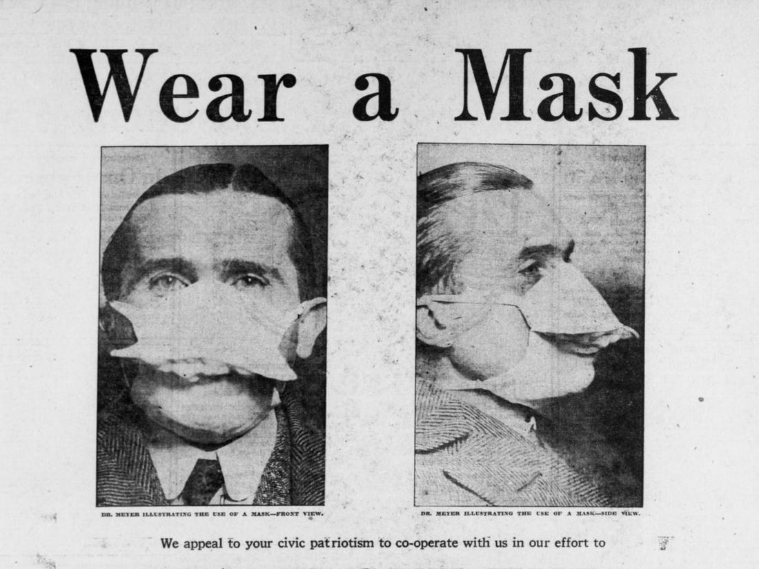 Μάσκα – Ισπανική Γρίπη: Κι όμως, υπήρχαν κινήματα 100 χρόνια πριν