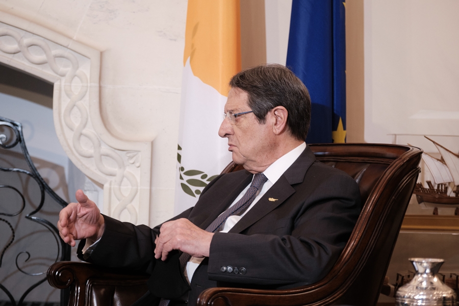 Αναστασιάδης Κυπριακό: Μόνο στη βάση των Συμφωνιών Κορυφής η λύση