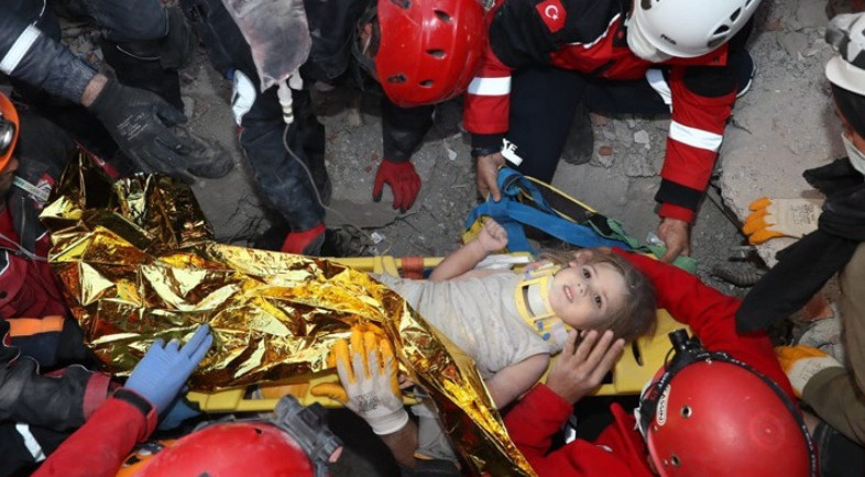 Σεισμός στην Τουρκία: Έσωσαν 4χρονη μετά από 91 ώρες