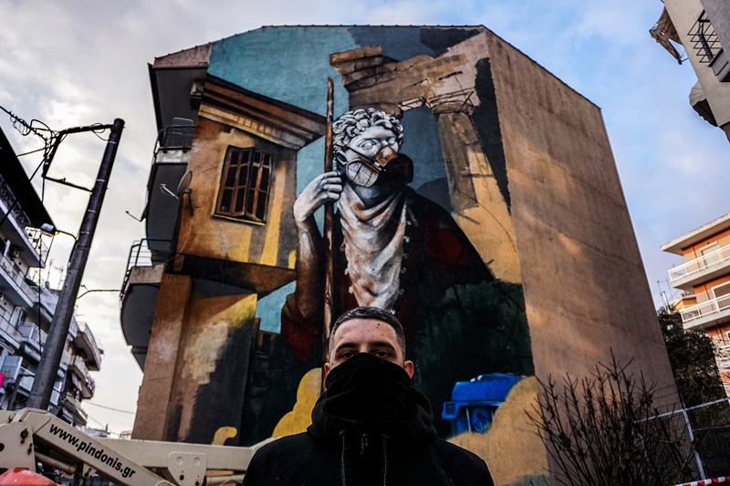 Δράμα γκράφιτι: Εντυπωσιάζει η δουλειά του street artist