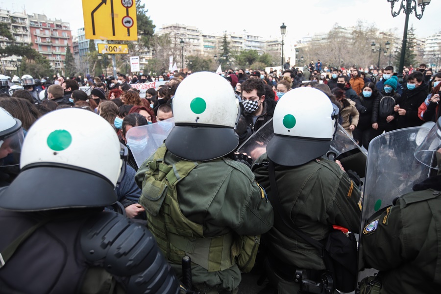 Πορεία φοιτητών Θεσσαλονίκη