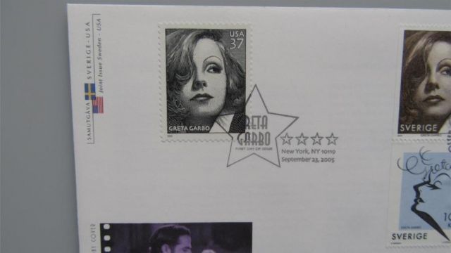 Γραμματόσημο Γκρέτα Γκάρμπο