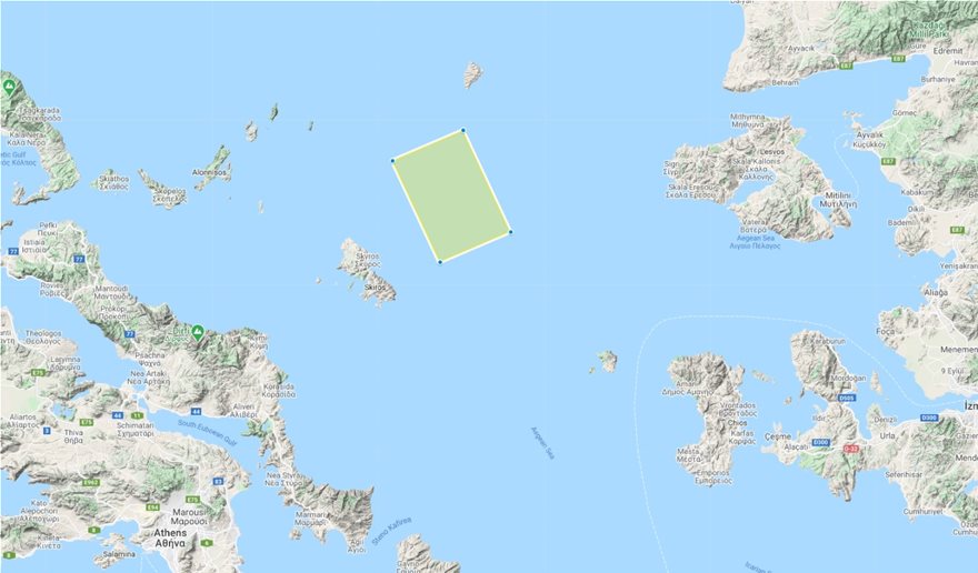 navtex Τουρκία χάρτης 