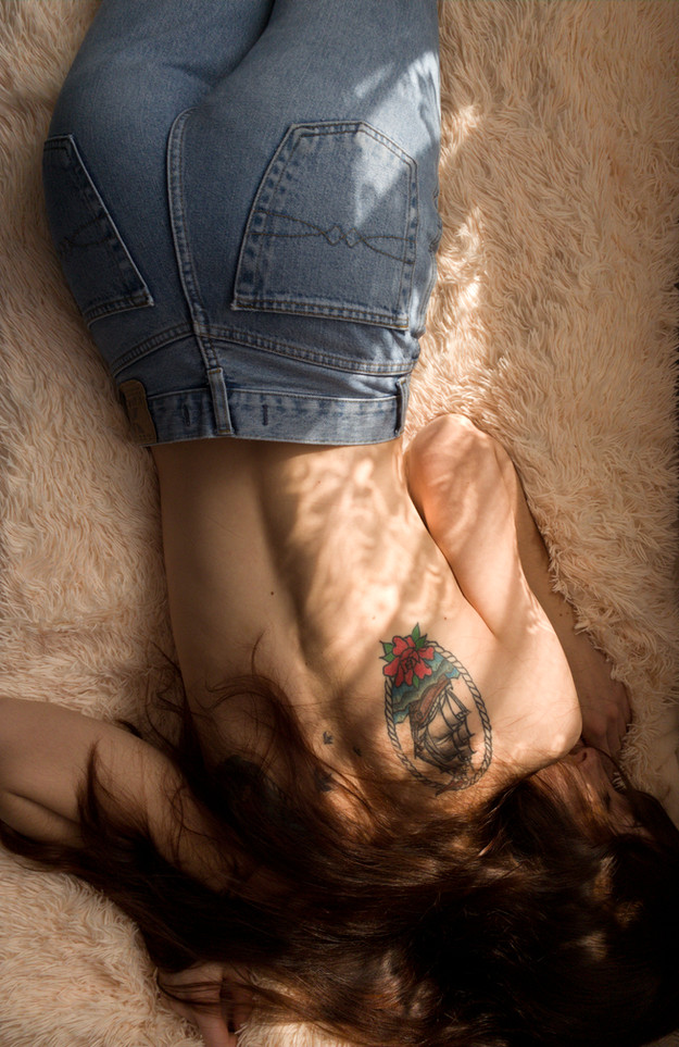 Γυναικεία πλάτη τατουάζ 
