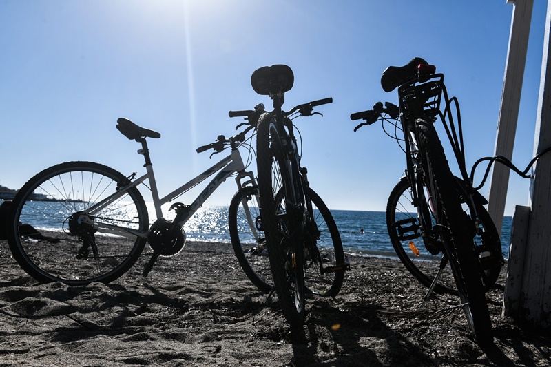 Ποδήλατα στην παραλία 