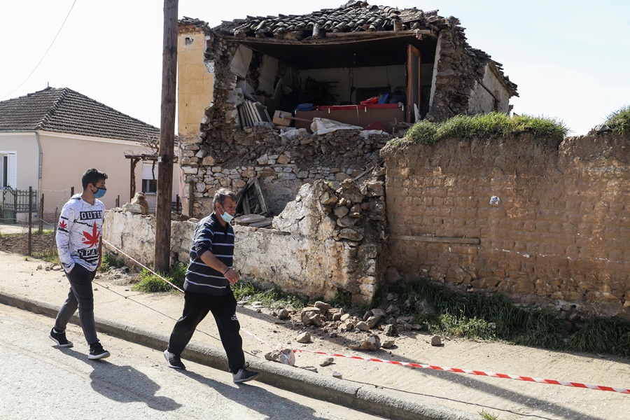 Ελασσόνα σεισμός ζημιές: 520 από τα 841 σπίτια κρίθηκαν μη κατοικήσιμα