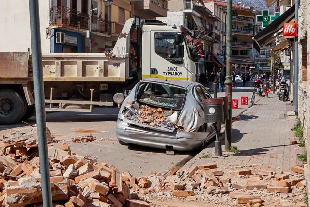 Ζημιές από τον σεισμό