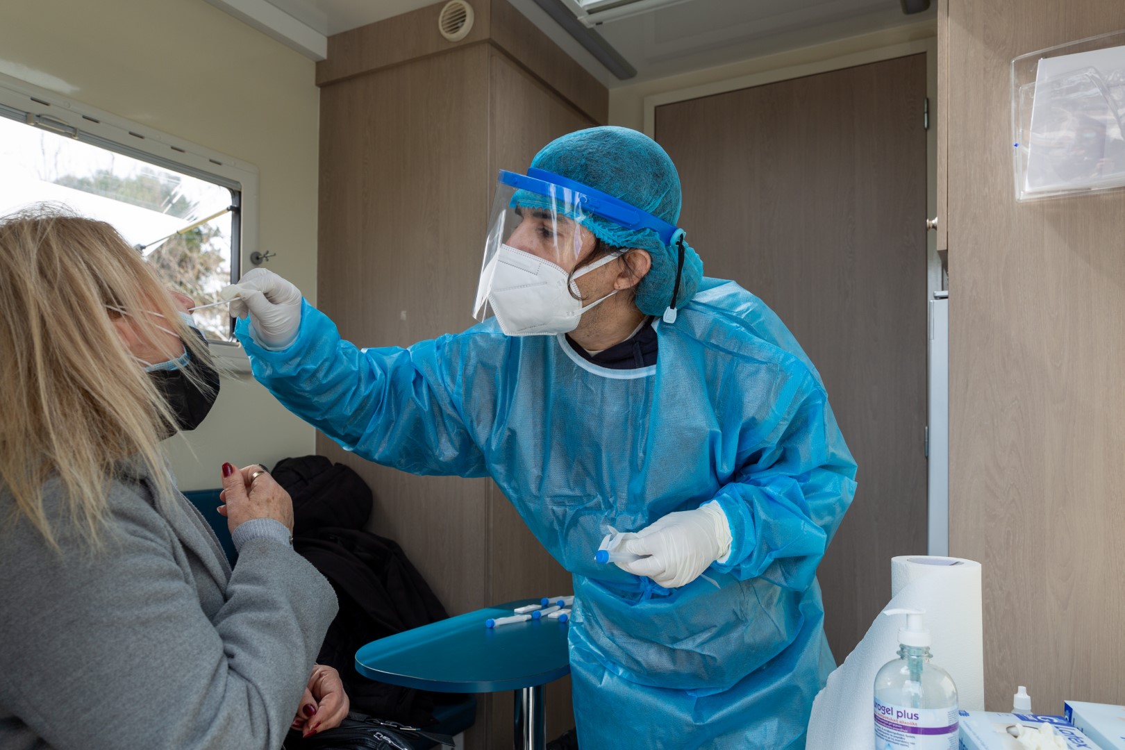 Δράση «Ιπποκράτης»: Rapid test στο Γηροκομείο Αθηνών