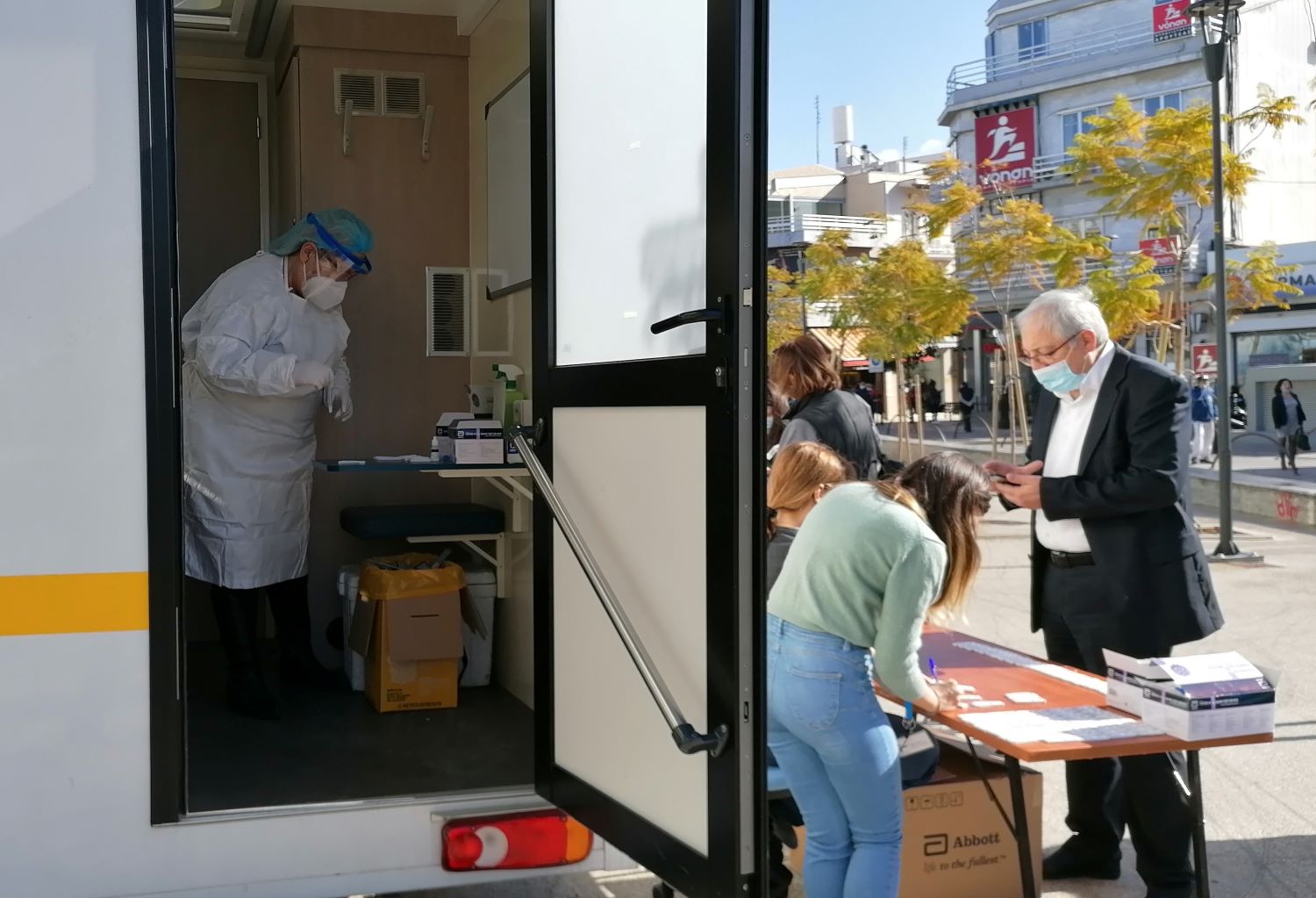 Δήμος Αμαρουσίου: Rapid test στην πλατεία Ευτέρπης